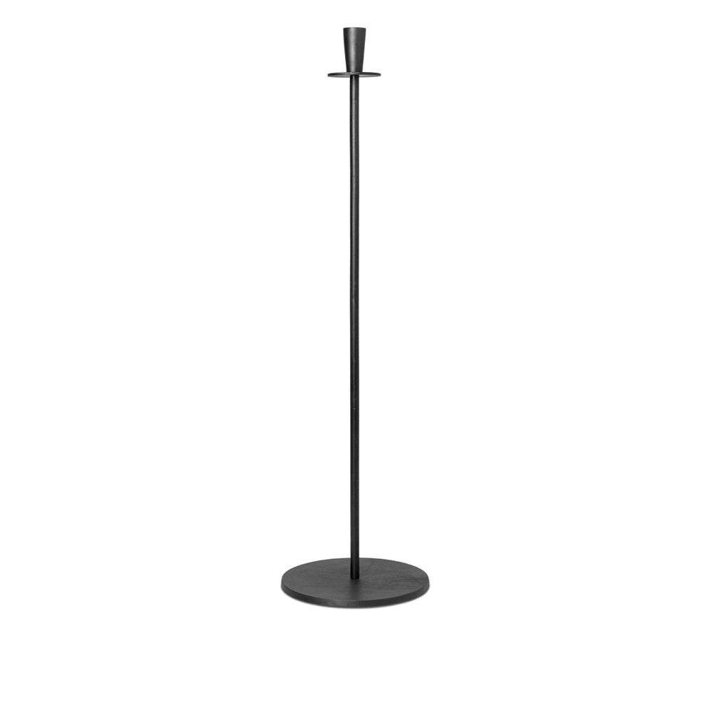 Ferm Living Hoy Casted Candle Holder Tall Black