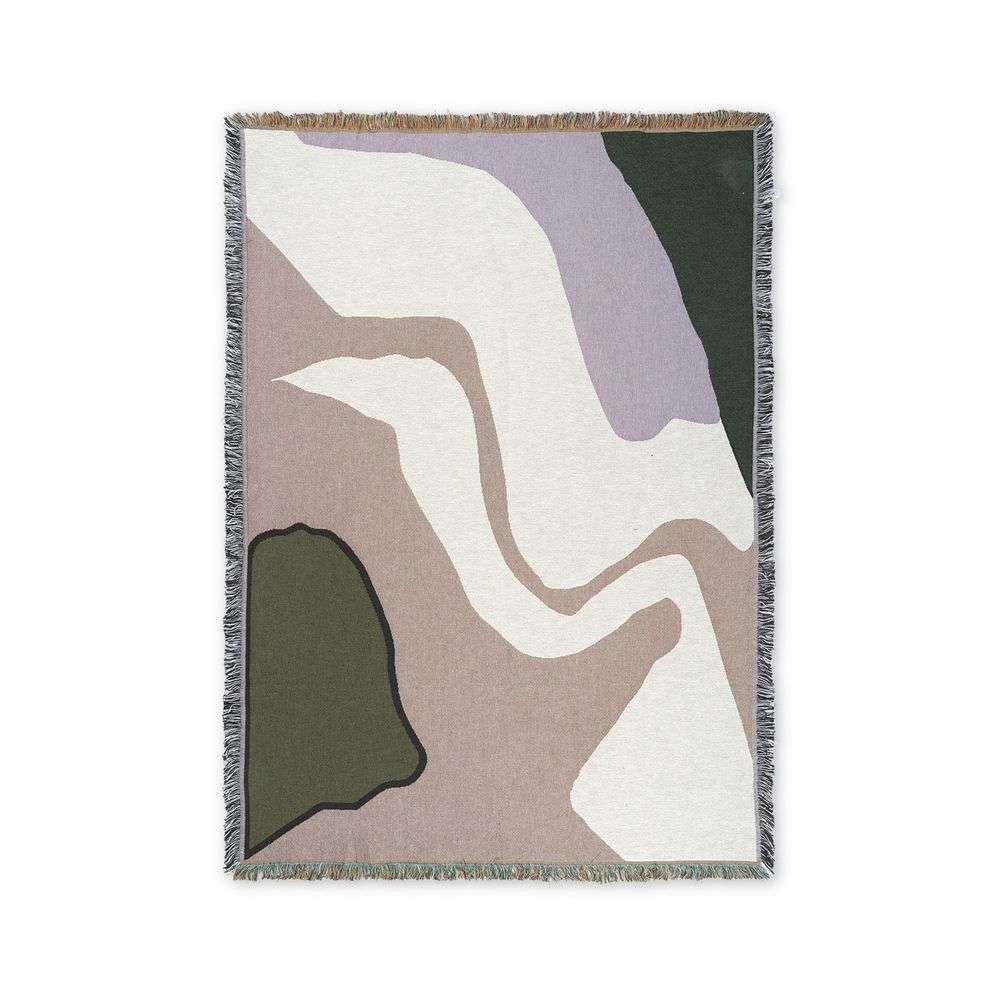 Ferm Living Vista Blanket Lilac