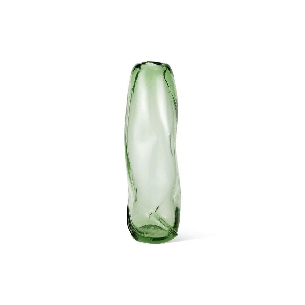 ferm LIVING – Water Swirl Vase Tall Recycled Clear/Green ferm LIVING