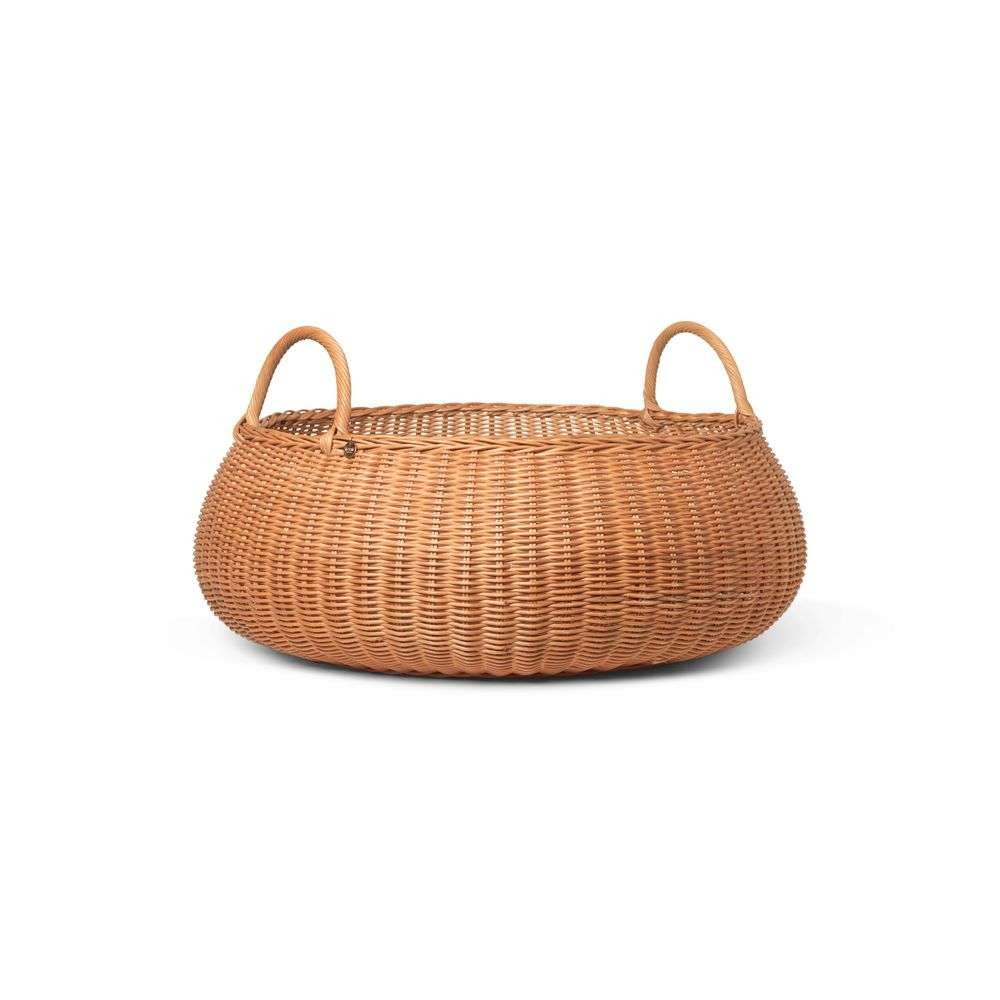 ferm LIVING – Braided Basket Low Natural
