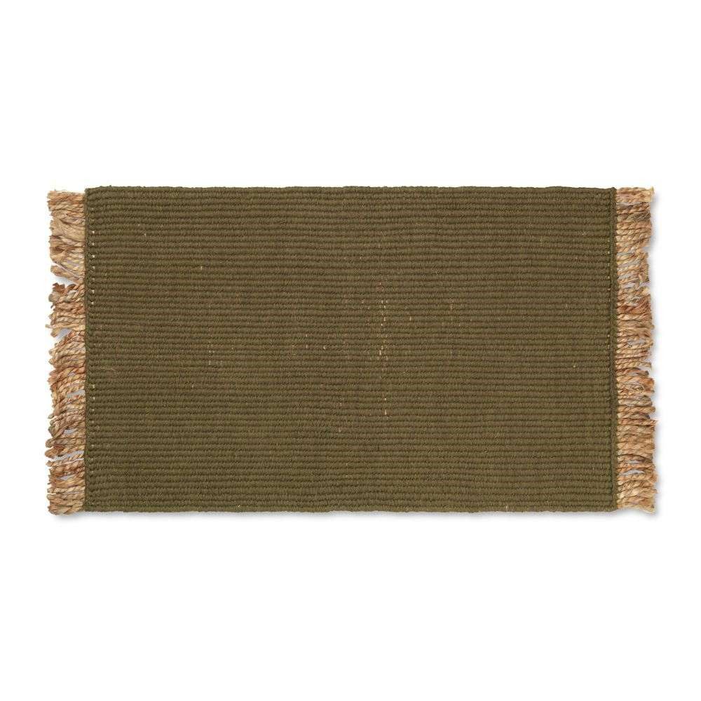 ferm LIVING – Block Mat Olive/Natural ferm LIVING