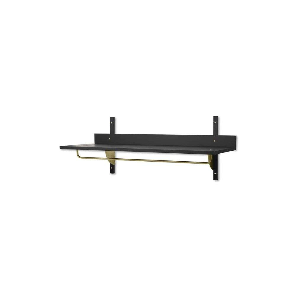 Ferm Living - Sector Rack Regal Black Ash/Brass