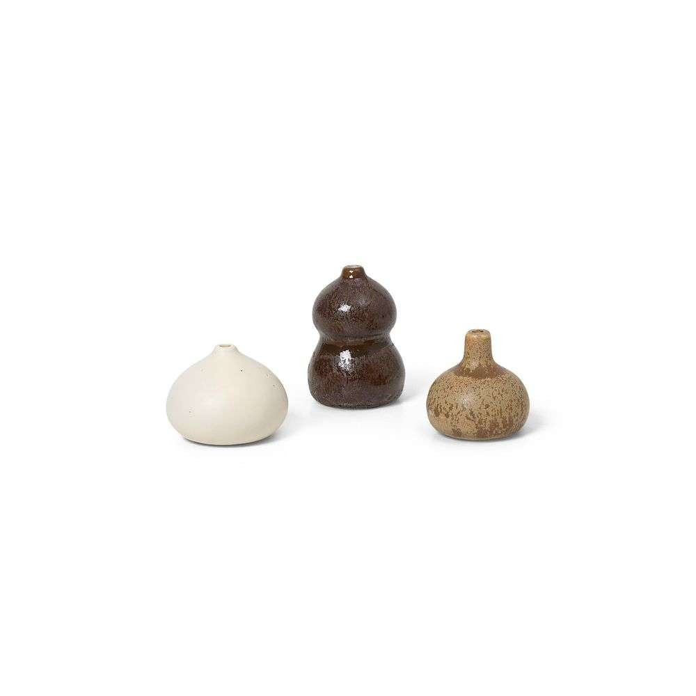 ferm LIVING – Komo Mini Vases Set of 3 Multi