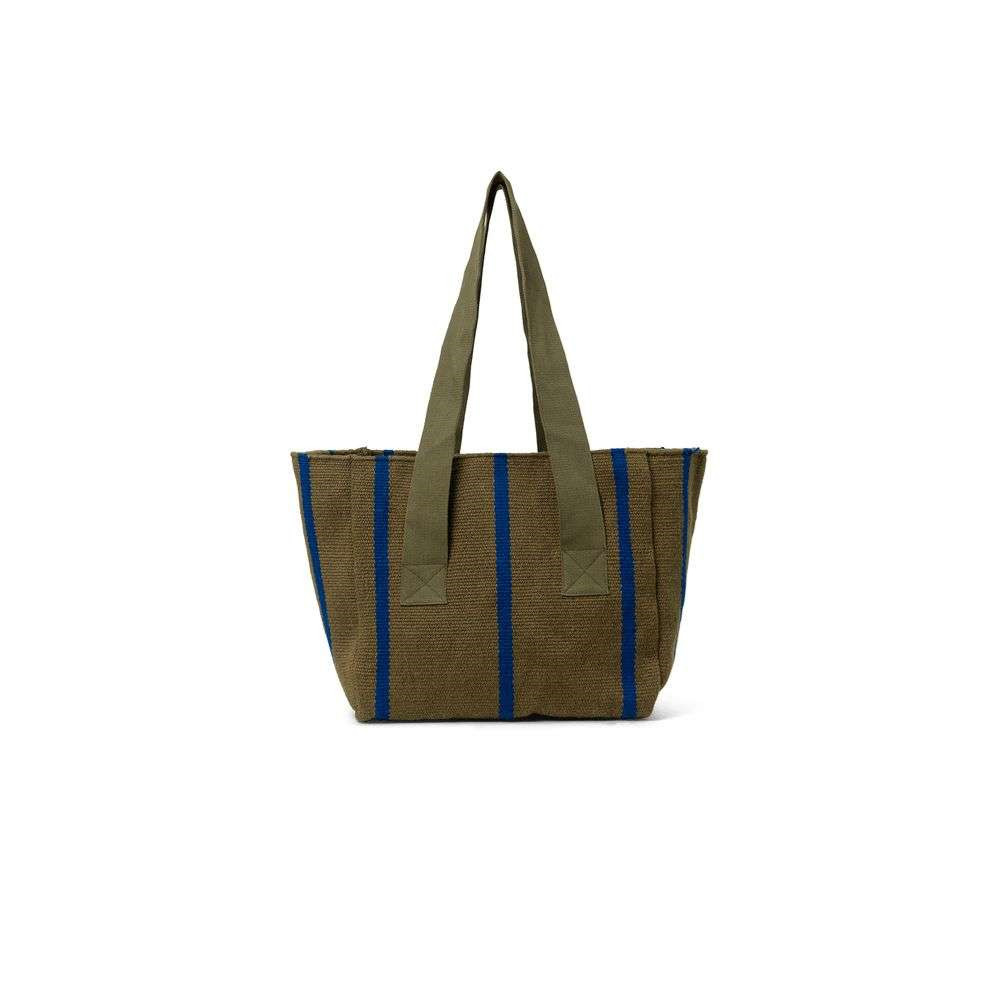 ferm LIVING – Yard Picnic Bag Olive/Bright Blue