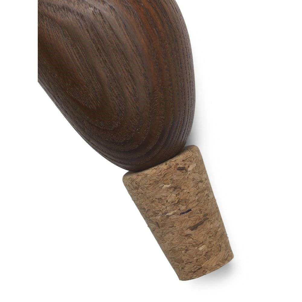 ferm LIVING – Cairn Wine Stoppers Set of 2 Dark Brown