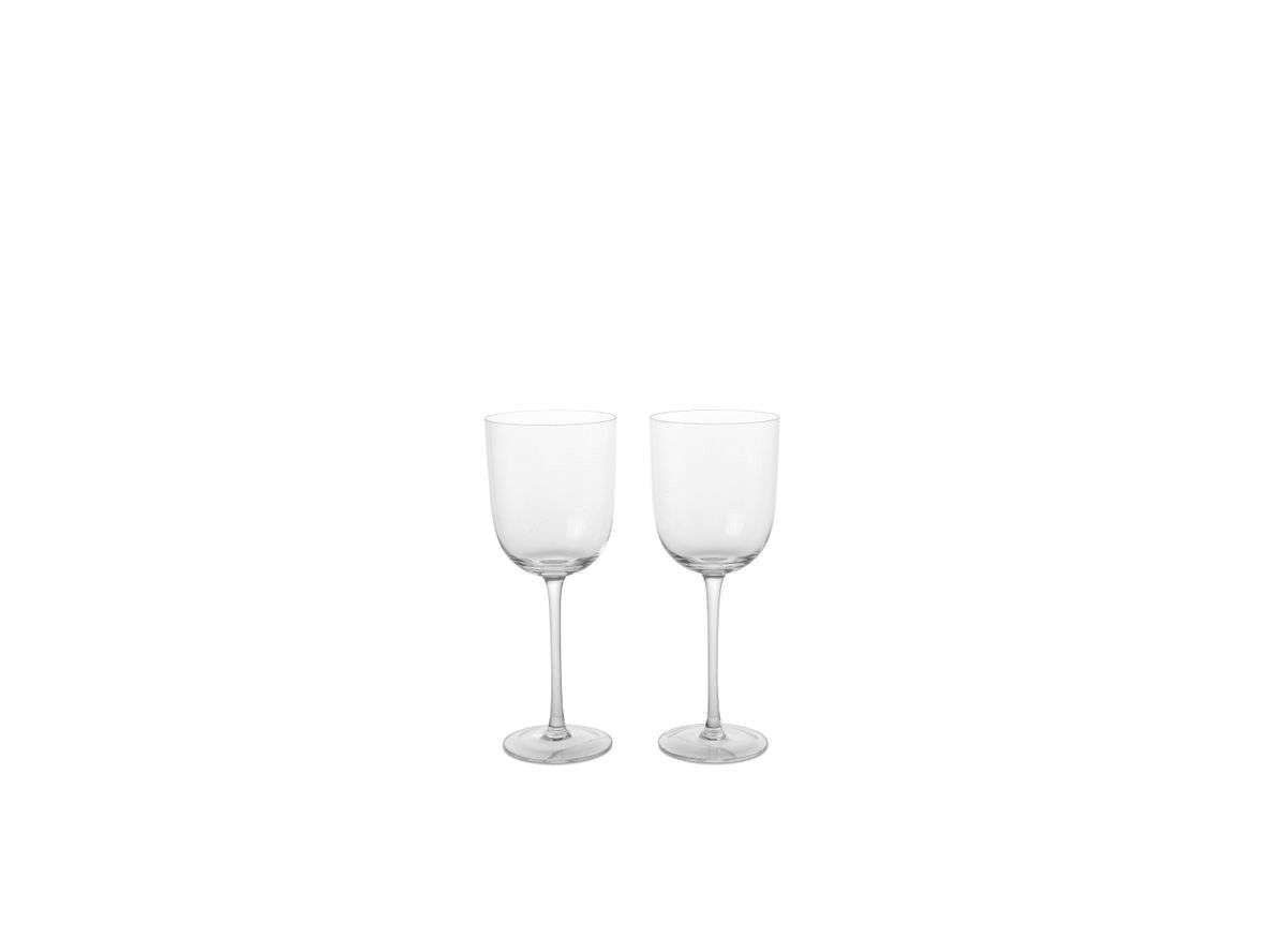 ferm LIVING – Host White Wine Glasses Set of 2 Clear ferm LIVING