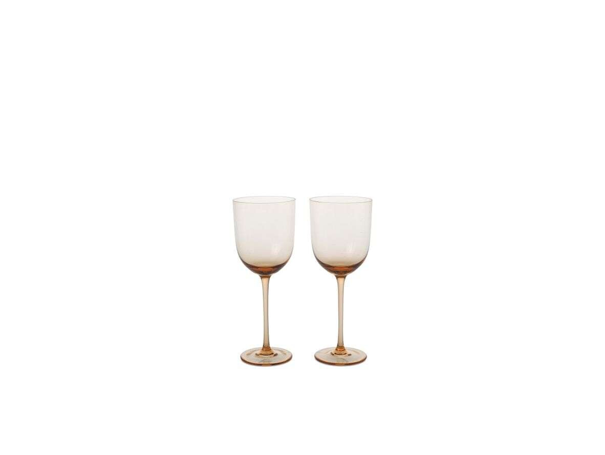 ferm LIVING – Host White Wine Glasses Set of 2 Blush ferm LIVING