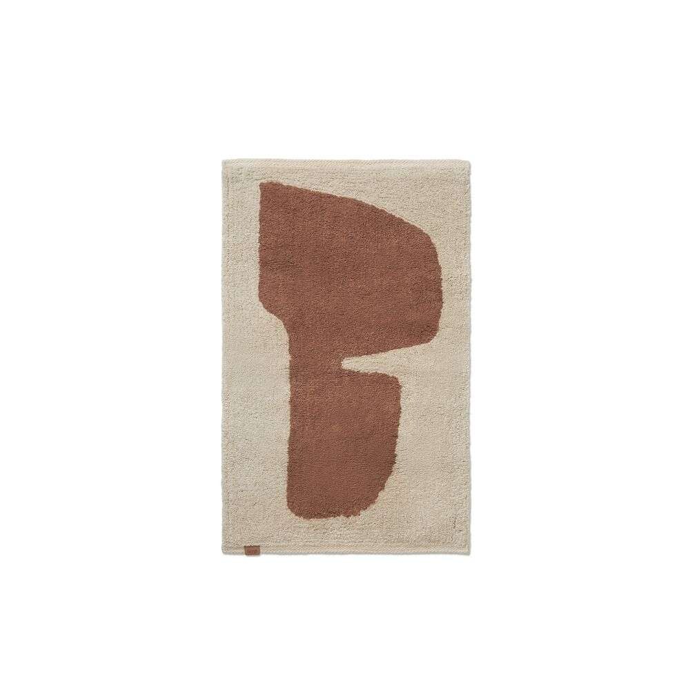 Ferm LIVING – Lay Washable Mat Parchment/Rust ferm LIVING