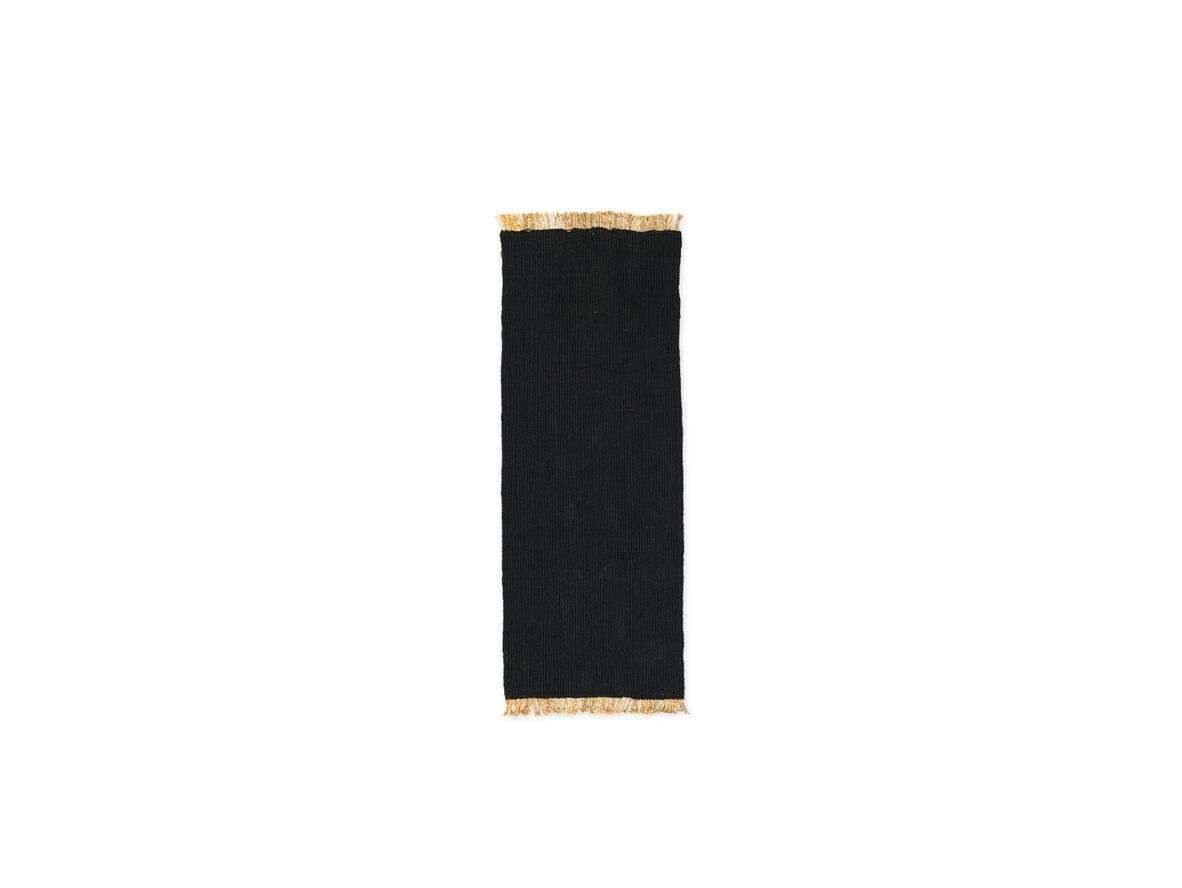 ferm LIVING - Block Runner Black/Natural ferm LIVING