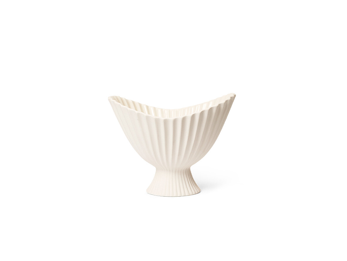 ferm LIVING – Fountain Bowl W28 Off-white