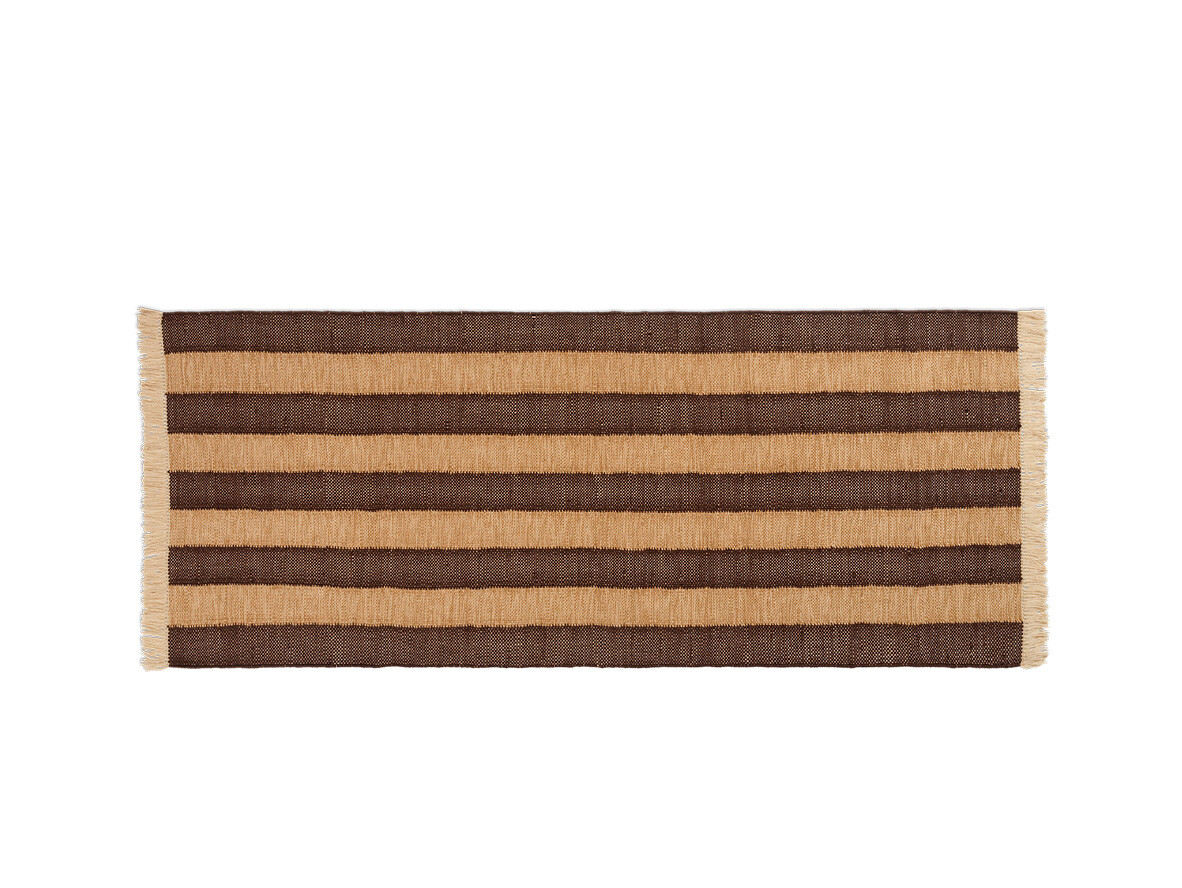 ferm LIVING – Ives Runner 80×200 Tan/Chocolate