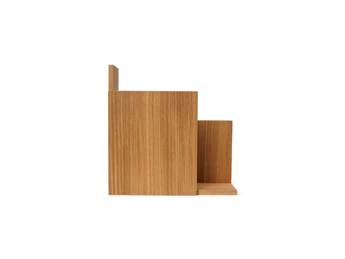 ferm LIVING – Stagger Shelf Square Oiled Oak ferm LIVING