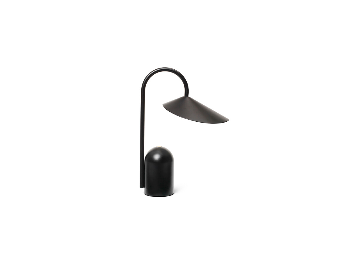 ferm LIVING – Arum Portable Bordslampa Black ferm LIVING