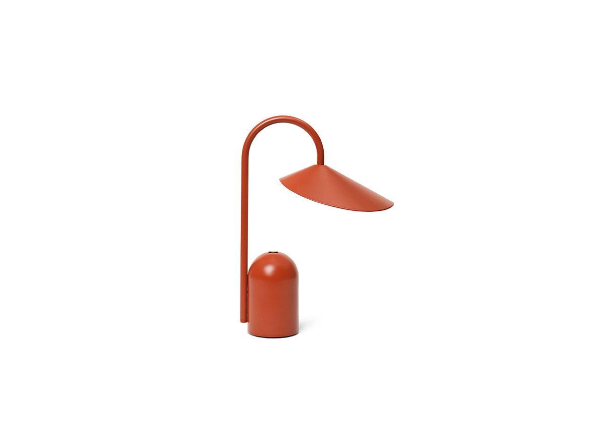 ferm LIVING – Arum Portable Bordslampa Oxide Red ferm LIVING