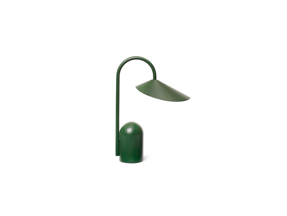 Ferm Living - Arum Portable Tischleuchte Grass Green