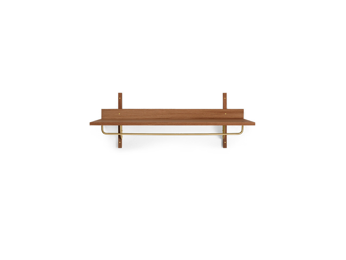 ferm LIVING – Sector Rack Shelf Smoked Oak/Brass ferm LIVING