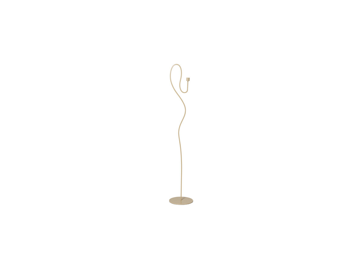 ferm LIVING – Valse Floor Candle Holder Cashmere