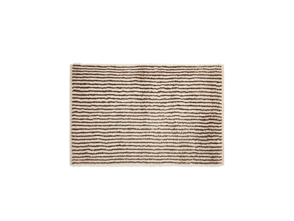 ferm LIVING – Kami Knotted Rug 120×180 Off-white/Coffee