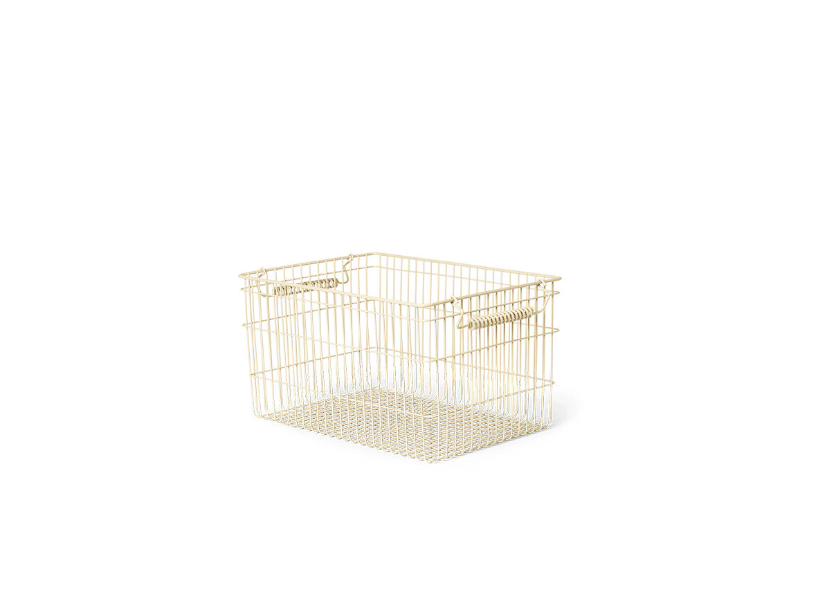 ferm LIVING – Cala Stackable Baskets Set of 2 Cashmere