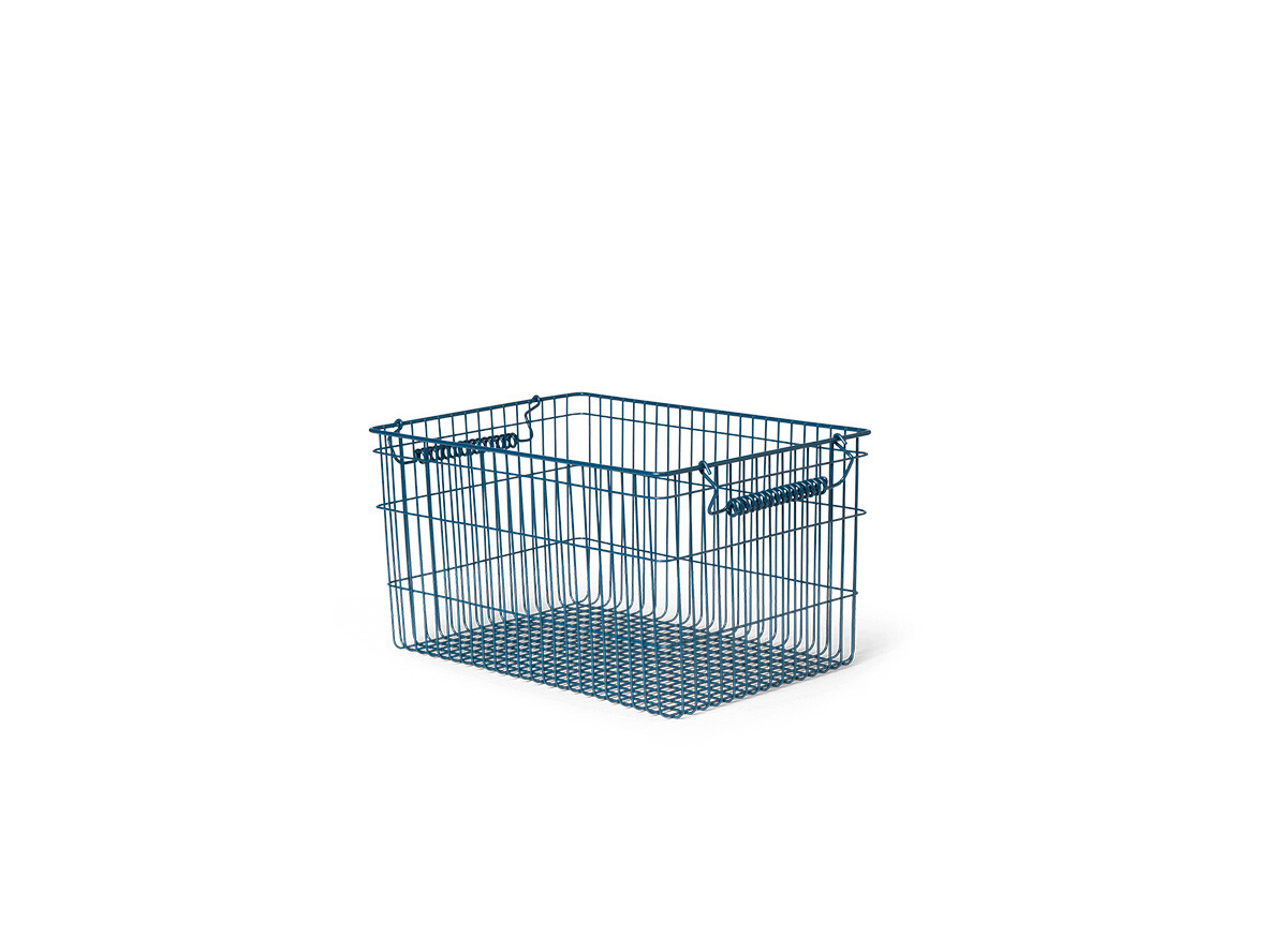 ferm LIVING – Cala Stackable Baskets Set of 2 Dark Blue