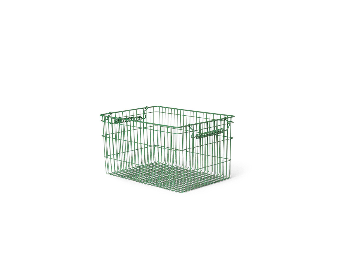 ferm LIVING – Cala Stackable Baskets Set of 2 Verdant Grön