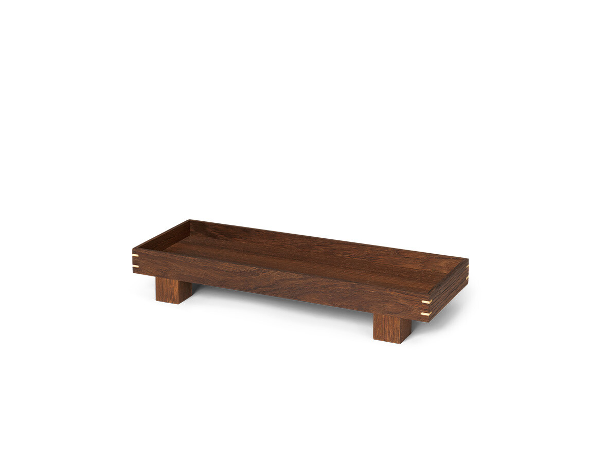 ferm LIVING – Bon Wooden Tray XSmall Smoked Oak