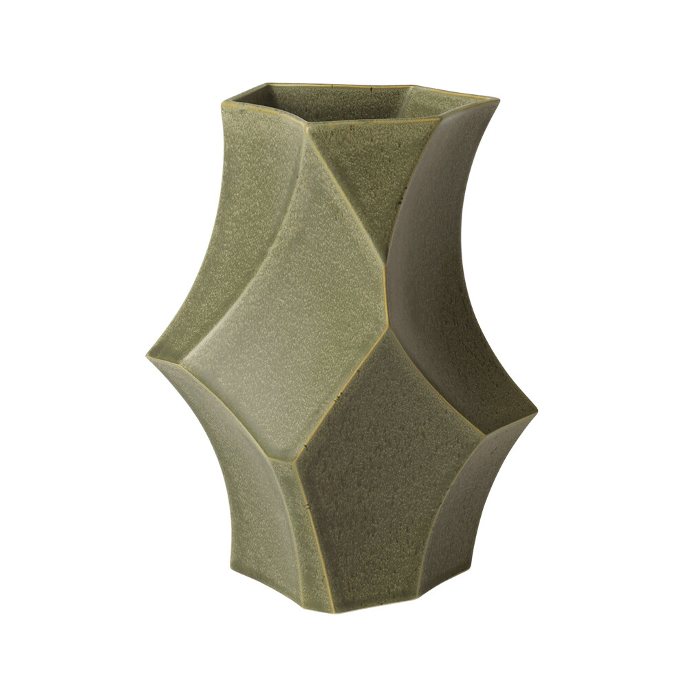 Ferm Living – Cueva Vase H26 Dark Sage