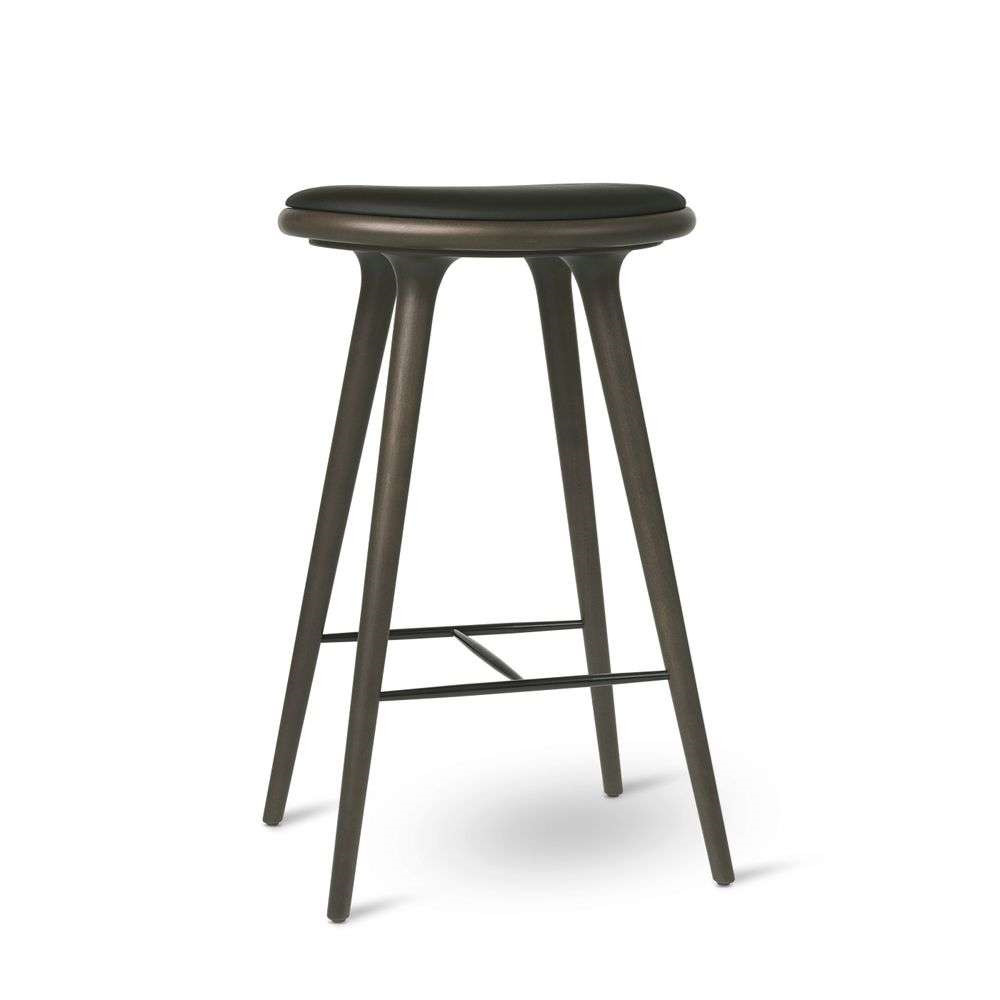 Image of Mater - High Stool H74 Sirka Grey Stained Beech