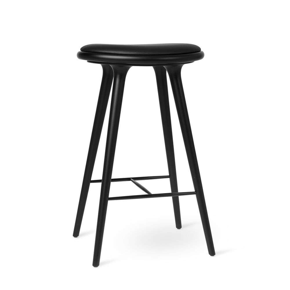 Mater – High Stool H74 Black Beech