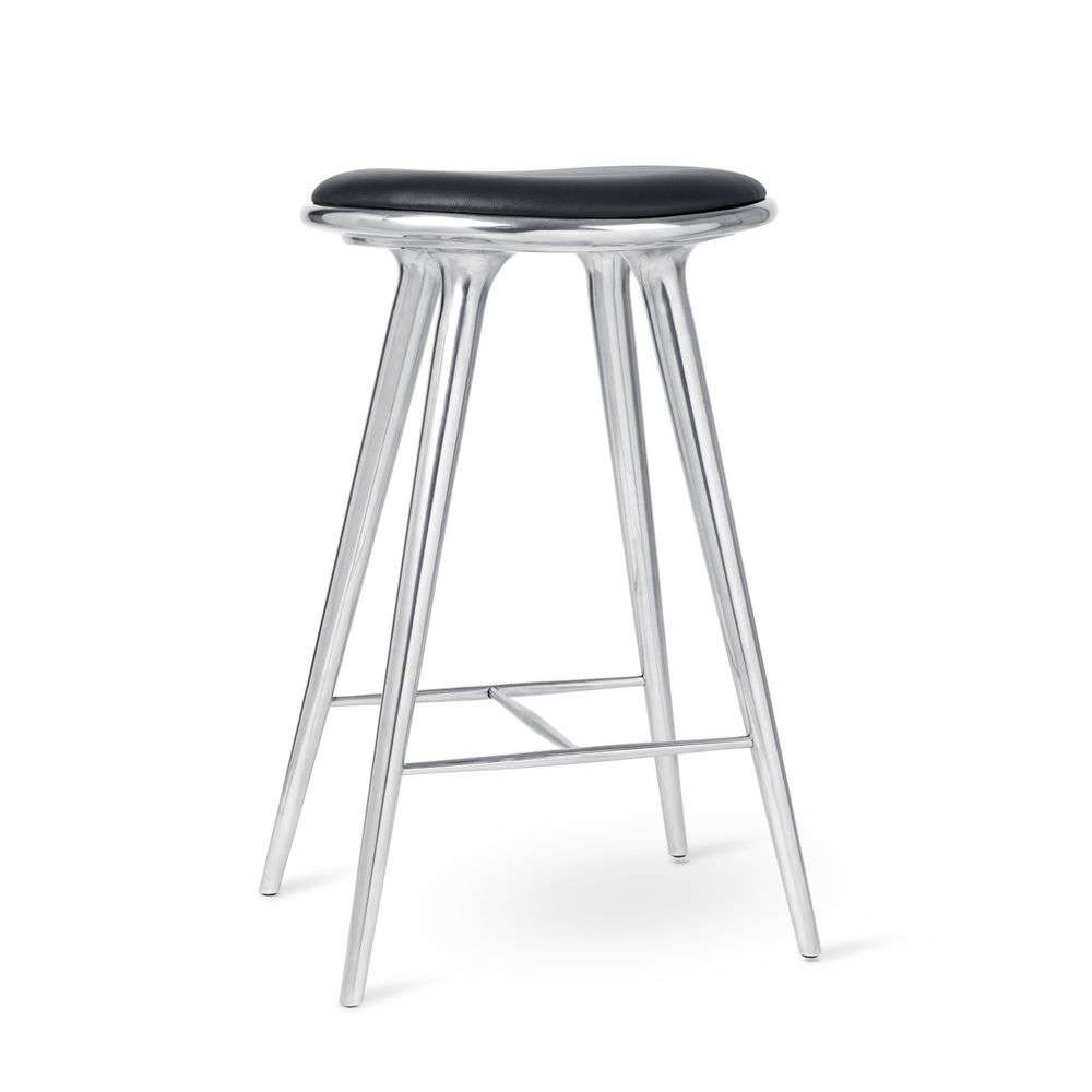 Image of Mater - High Stool H74 Recycled Aluminum