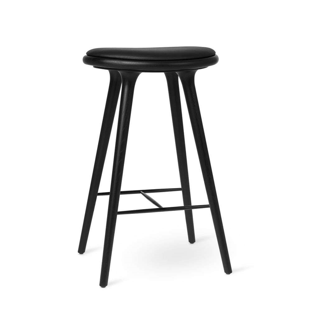Mater – High Stool H74 Black Stained Oak