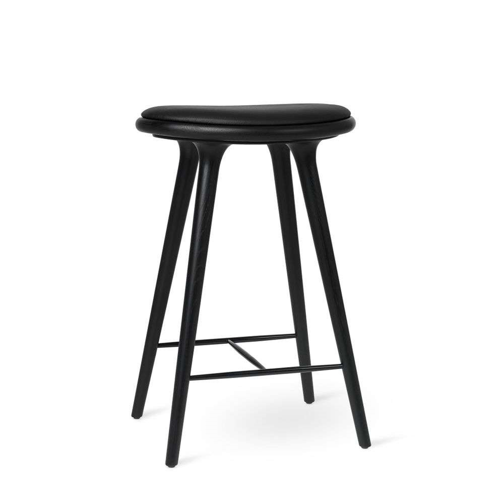 Mater – High Stool H69 Black Stained Oak