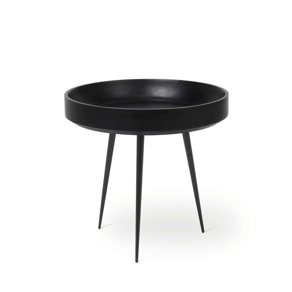 Mater – Bowl Table Small Black Stained Mango Wood