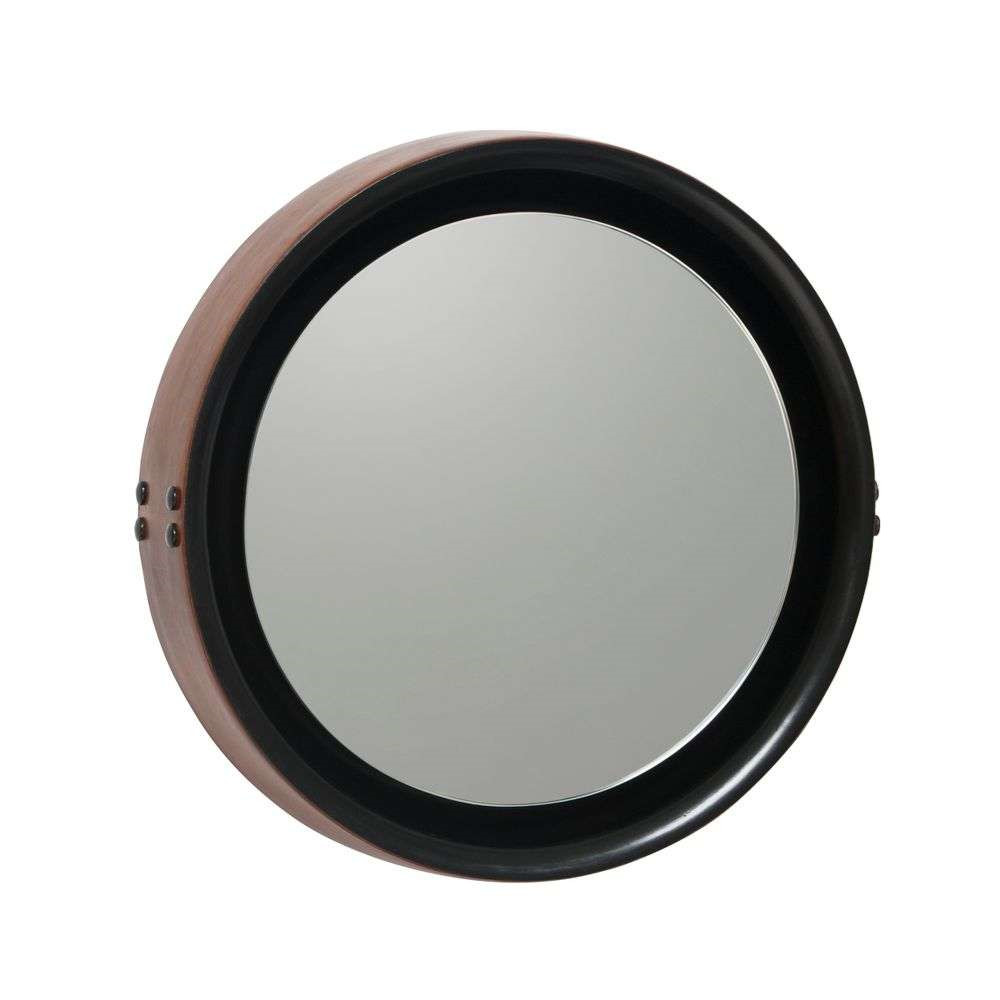 Mater – Sophie Mirror Small Black/Brown Leather