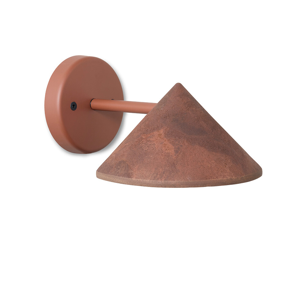 Mater - Terra Wandleuchte HW Coffee Waste Rost Red