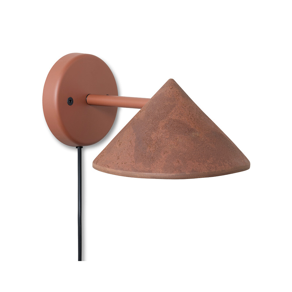 Mater - Terra Wandleuchte Coffee Waste Rost Red