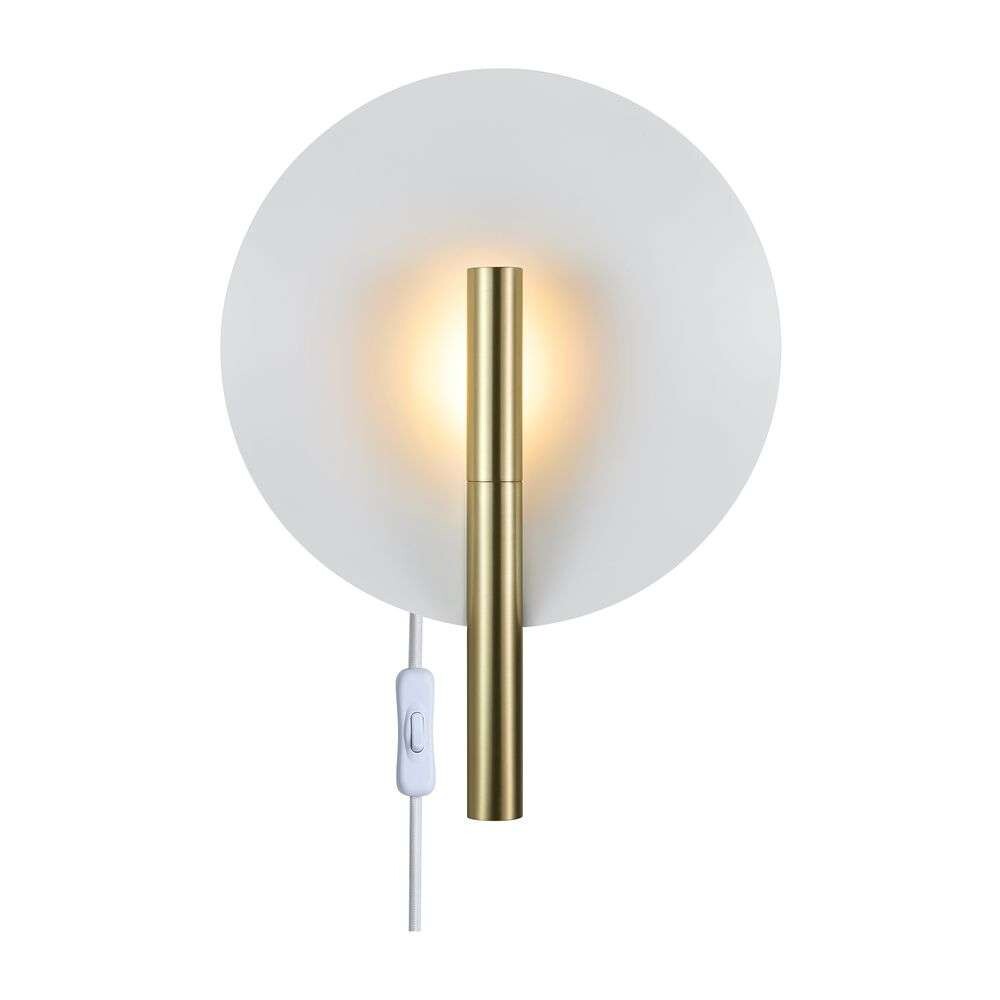 Design For The People - Furiko Vegglampe Brushed Brass DFTP