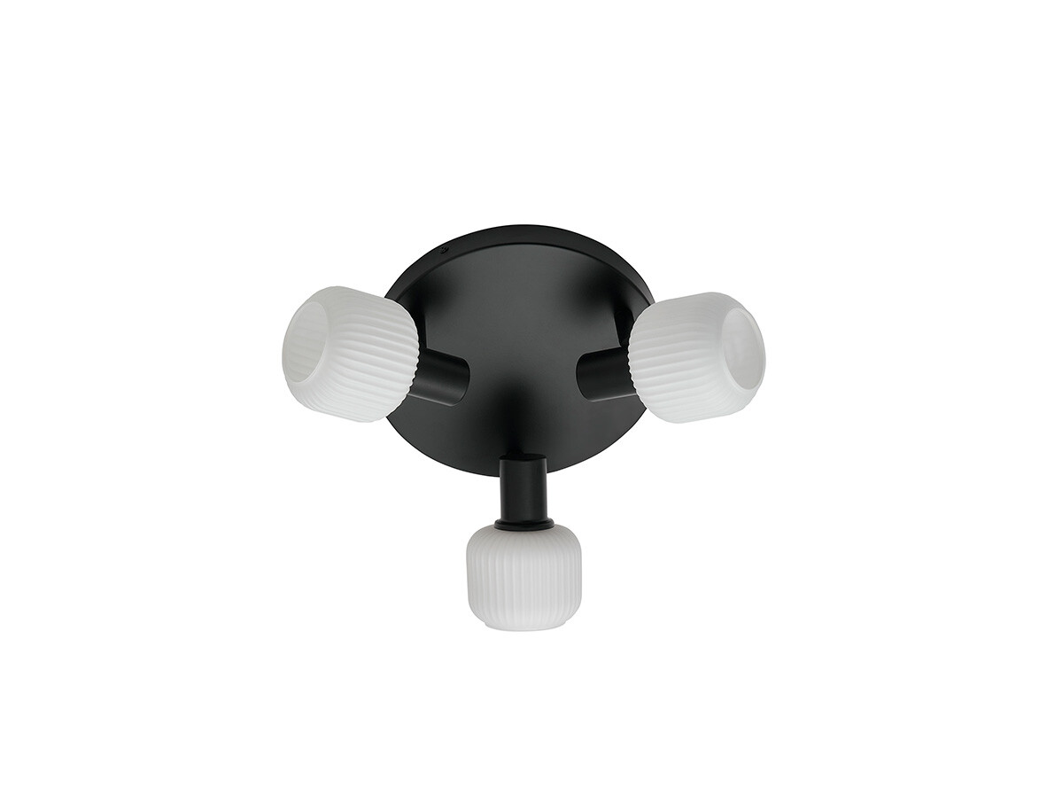 Nordlux – Milford 3 Mini Plafond Black Nordlux