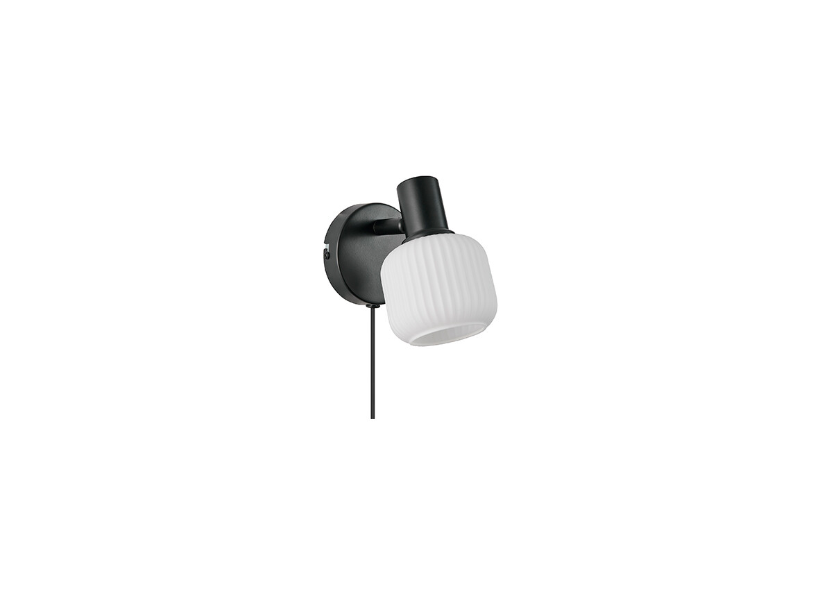 Nordlux – Milford Mini Vägglampa Black Nordlux