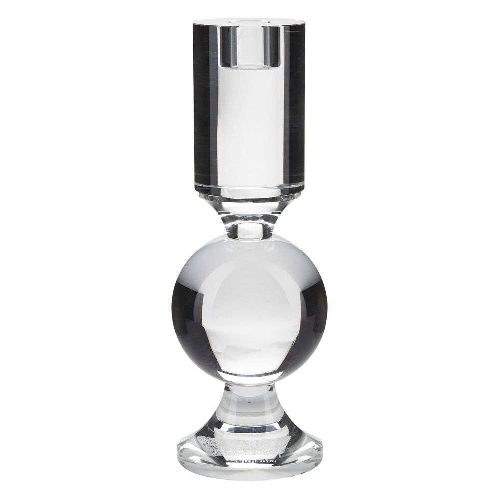 Margit Brandt – MB Sirene Candle Holder Low Clear Margit Brandt