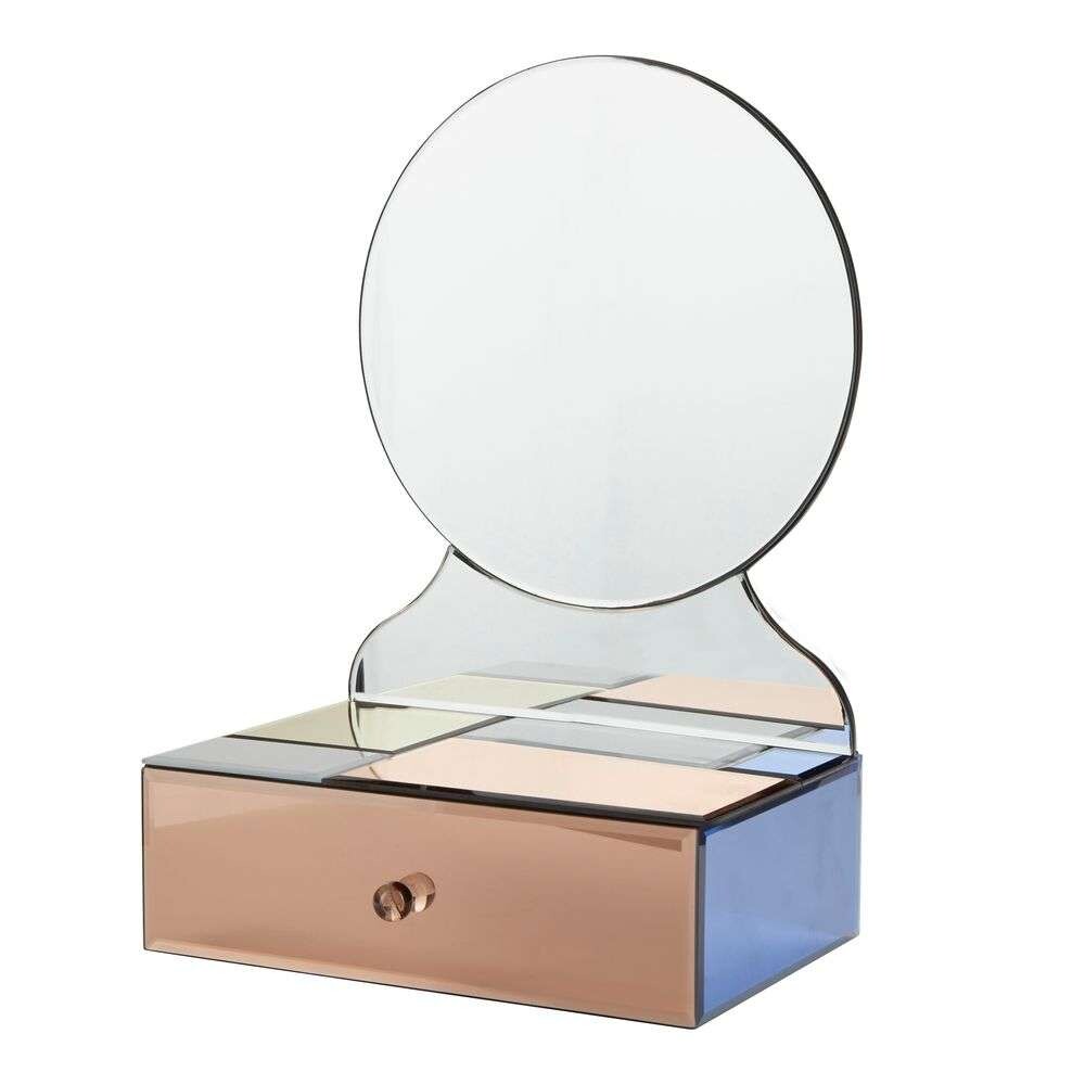 Margit Brandt – MB Mirror w/Jewelry Box Multi Color