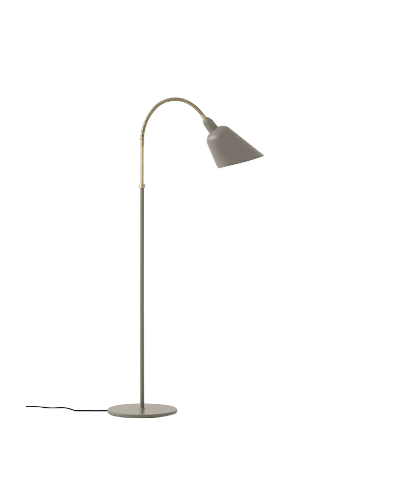 &Tradition Bellevue Gulvlampe Aj7 Grå Beige & Messing &Tradition