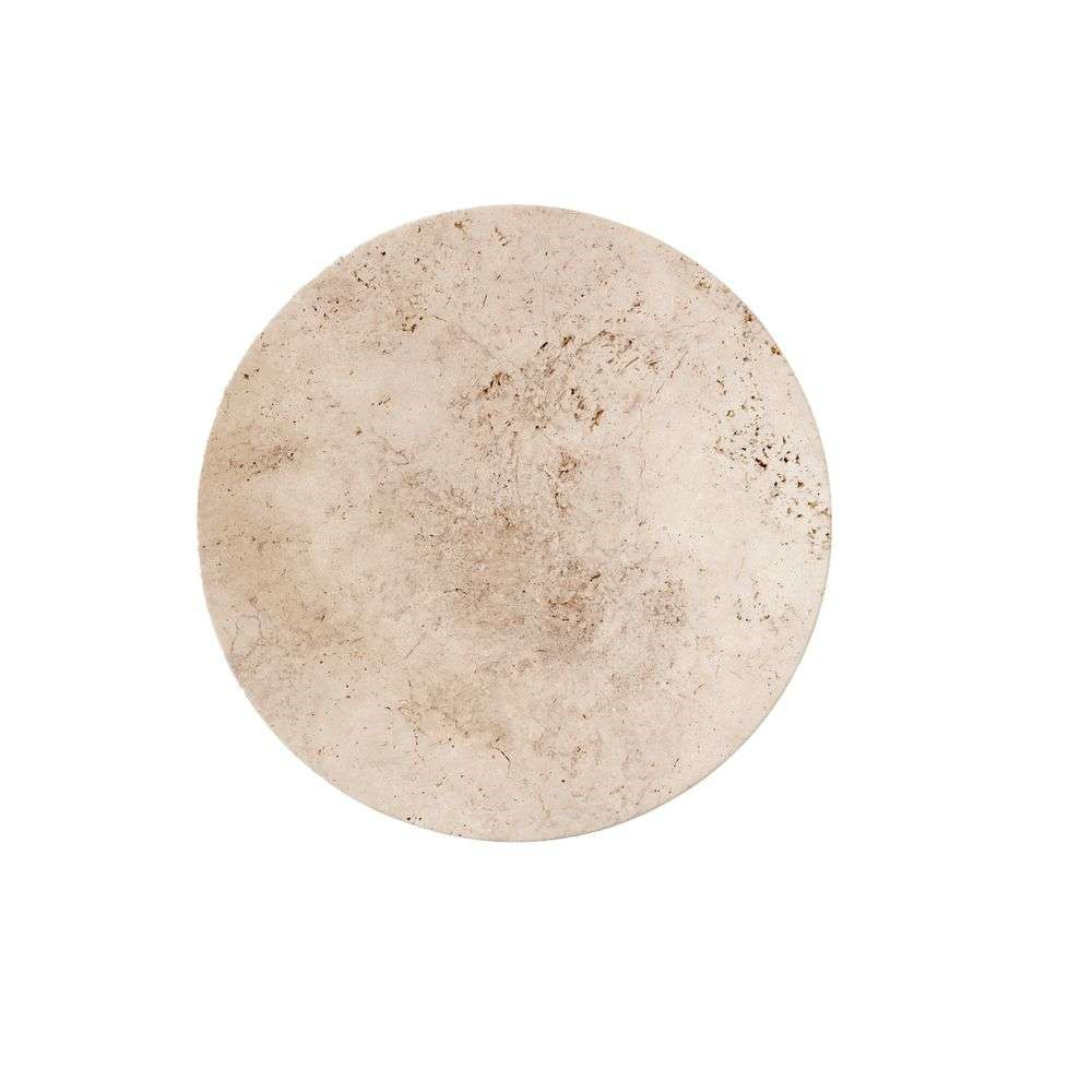 &tradition – Plate SC55 Unfilled Travertine