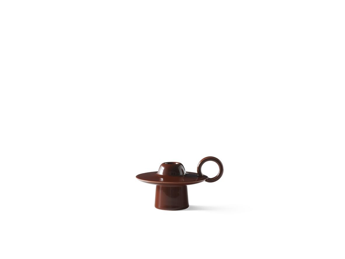 &Tradition – Momento Candleholder JH39 Red Brown &Tradition