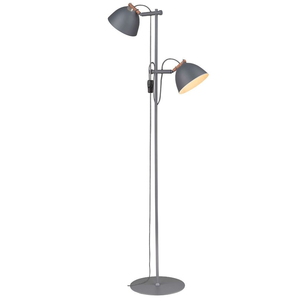 Halo Design – Århus 2 Gulvlampe Grey Wood