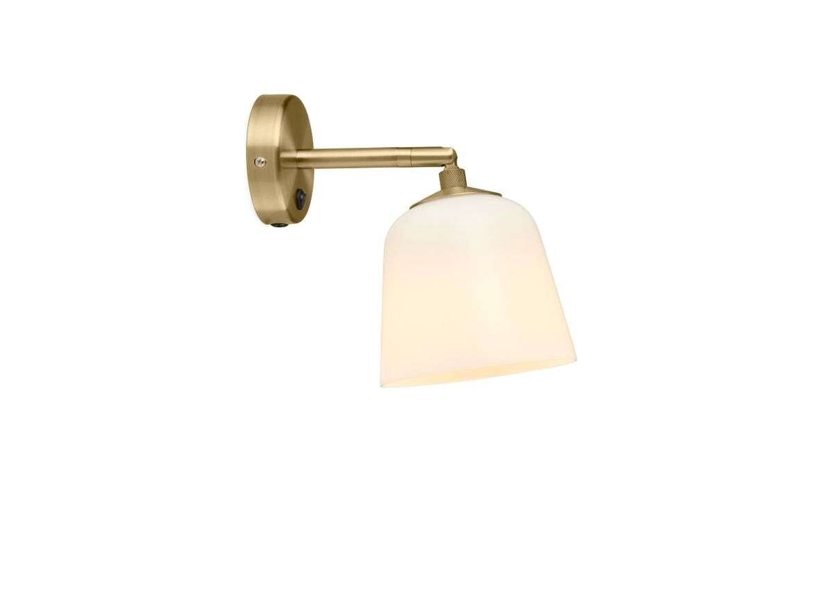 Bilde av Halo Design - Room 49 Vegglampe Antique Brass/opal Halo Design