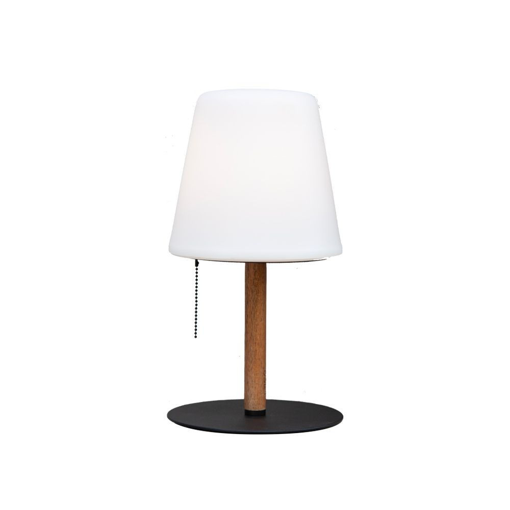 Halo Design – Northern Light Bordlampe Wood/Opal Colors