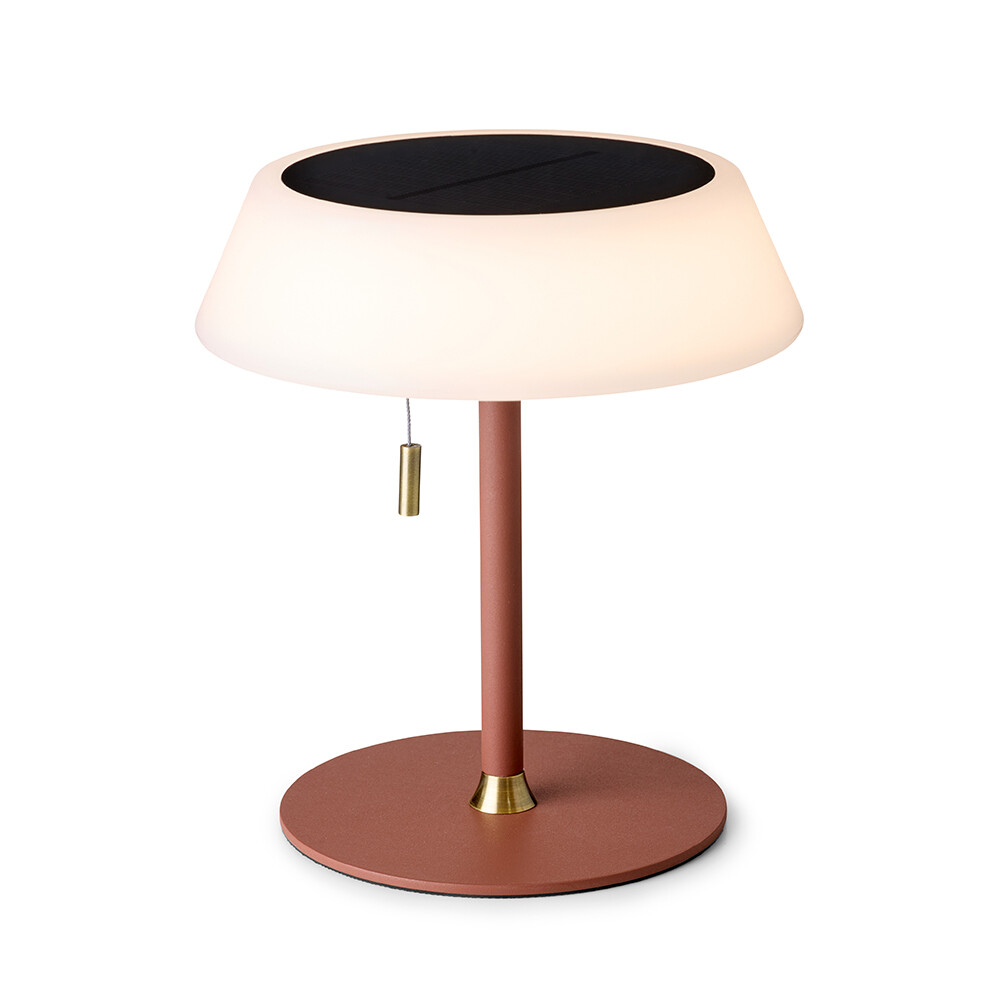 Halo Design – Solar Portable Bordslampa Terracotta