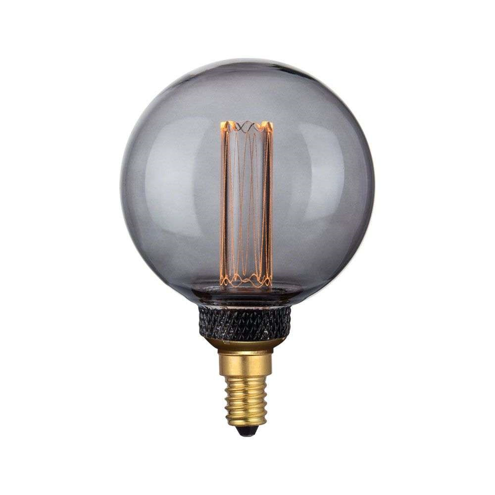 Colors – Päronlampa LED Mini Globe Smoke Dimmbar E14