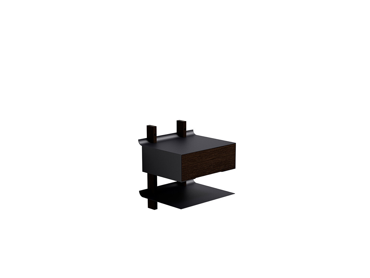 Eva Solo – Smile Bedside Table Shelf Smoked Oak/Black